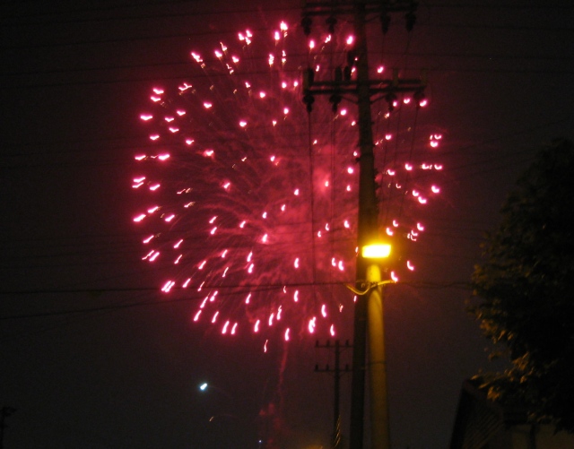 Fireworks at Camp Walker