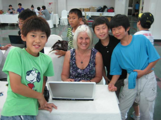 me with most of my students from Byeokjin Elementary