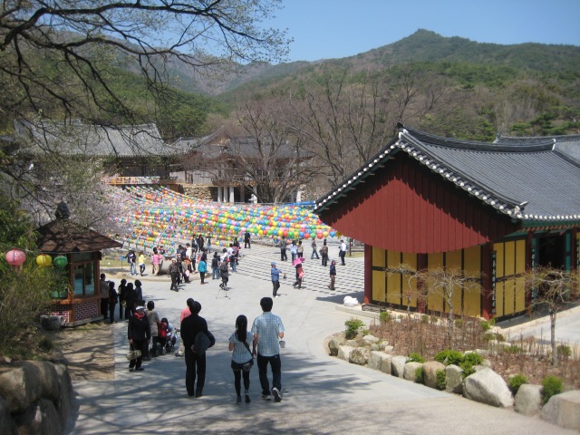 Entering Donghwasa Temple